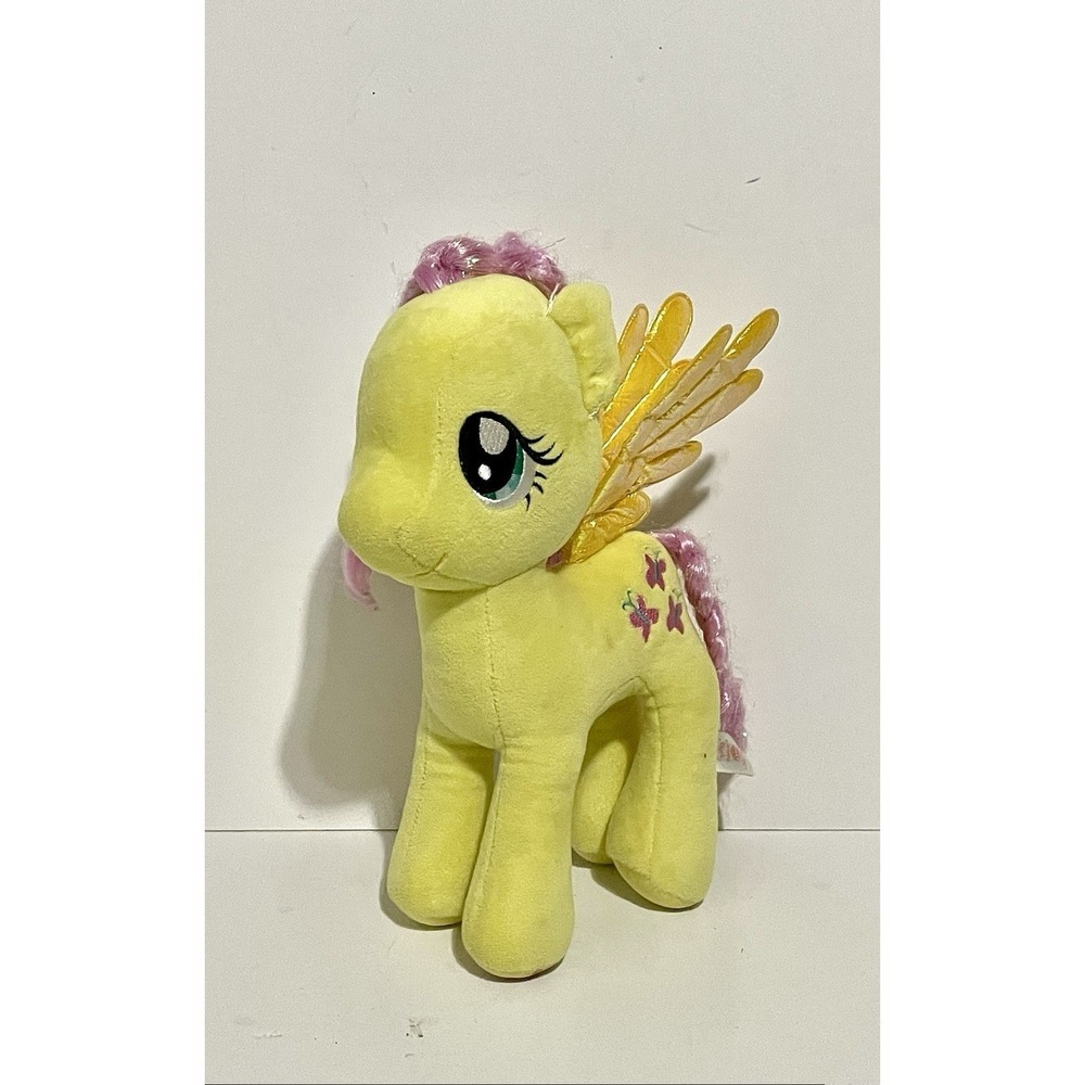 Ty Beanie Babies My Little Pony Sparkle Fluttershy 10" Hasbro Plush Stuffed